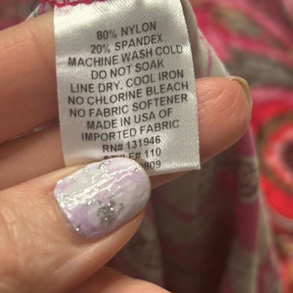 Jude Connally Sleeveless Pink Coral Paisley Print Jude Cloth Shift Dress Small - Picture 6 of 7